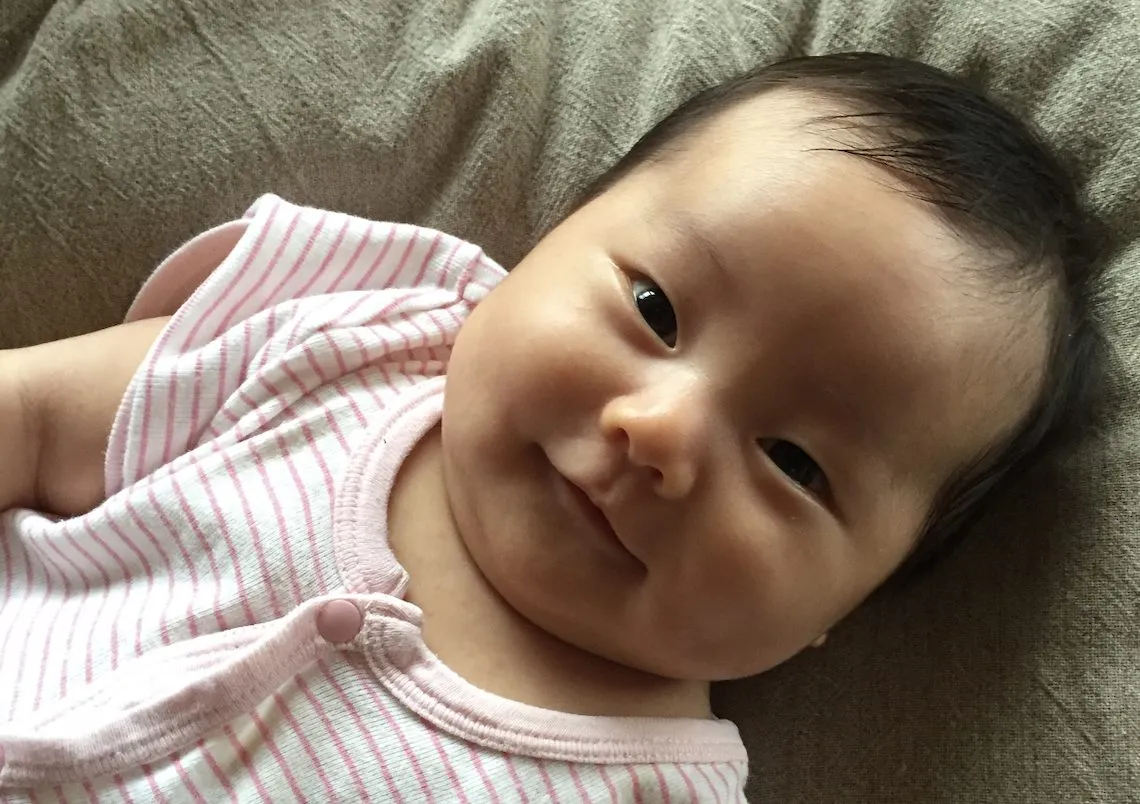 産後ケアで過ごす赤ちゃん